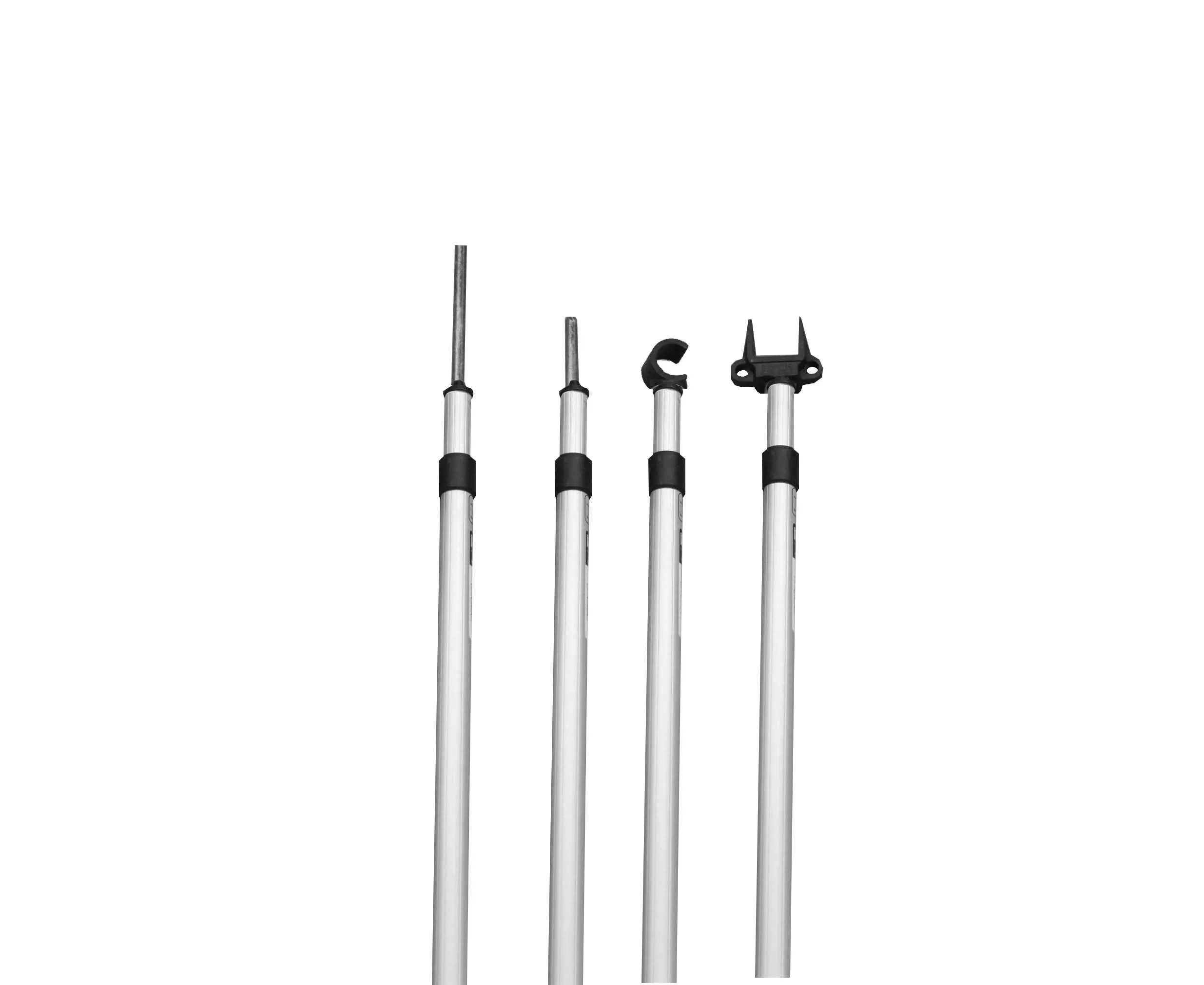 Aluminium Tent Poles | 22.2 / 25.4mm | Twistlock 3D Cam (Choose Fitting & Length)