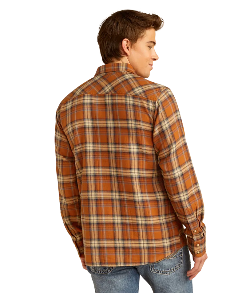 Ariat Men's Roasted Pecan Haiden Retro Fit Shirt