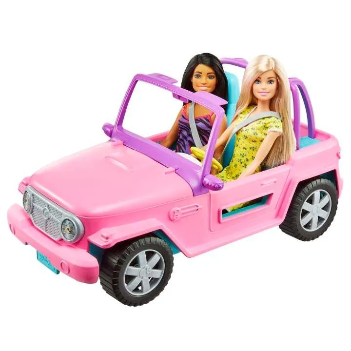 Barbie Dolls and Vehicle