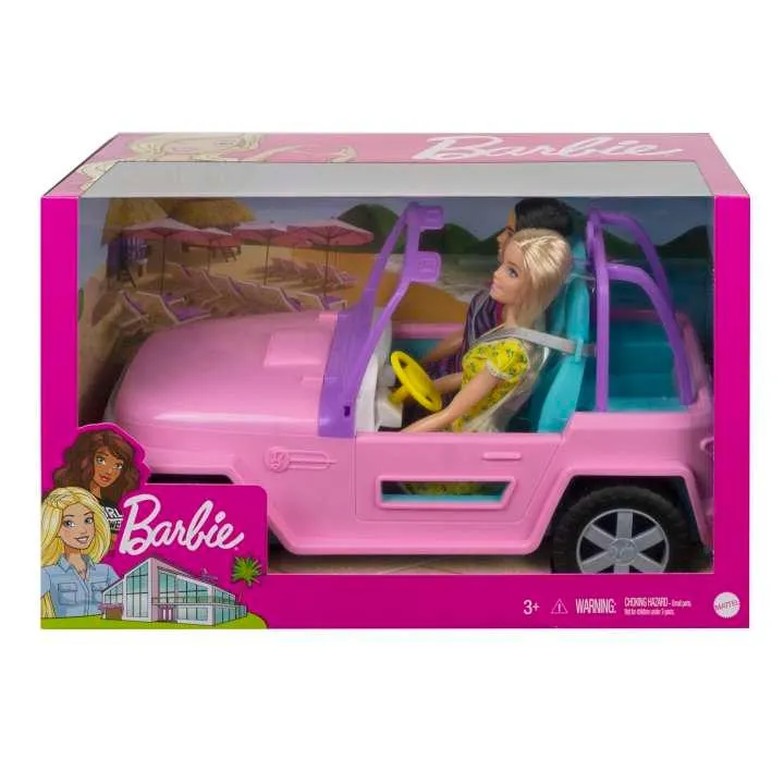 Barbie Dolls and Vehicle