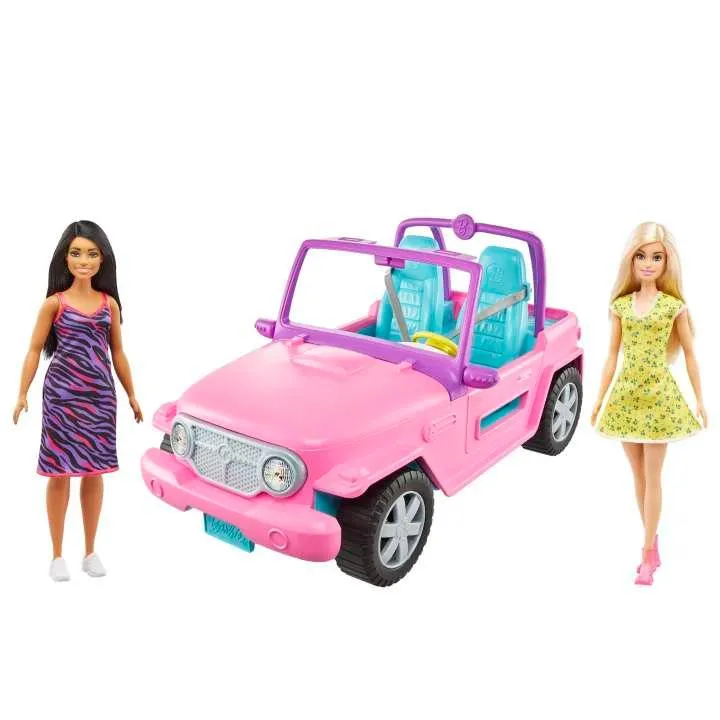 Barbie Dolls and Vehicle