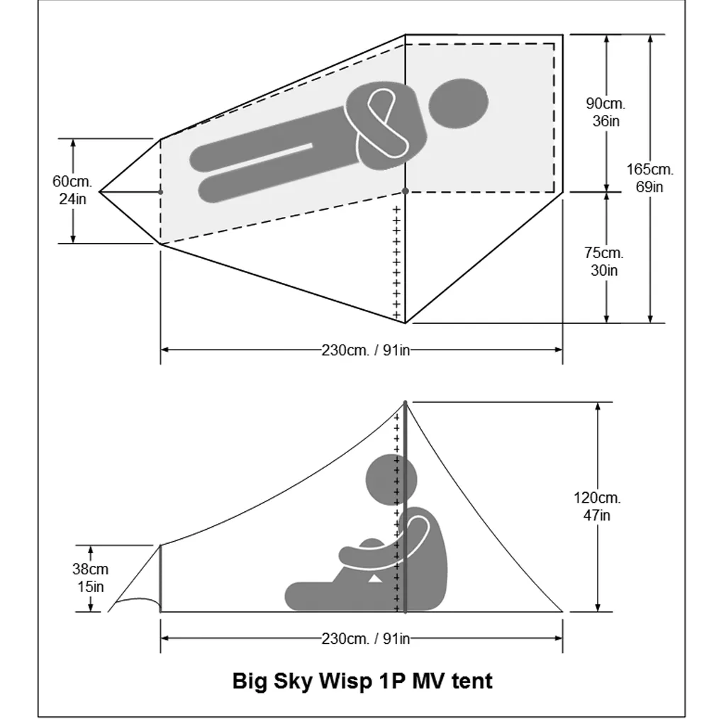 Big Sky Wisp 1P "SuprBivy" tent