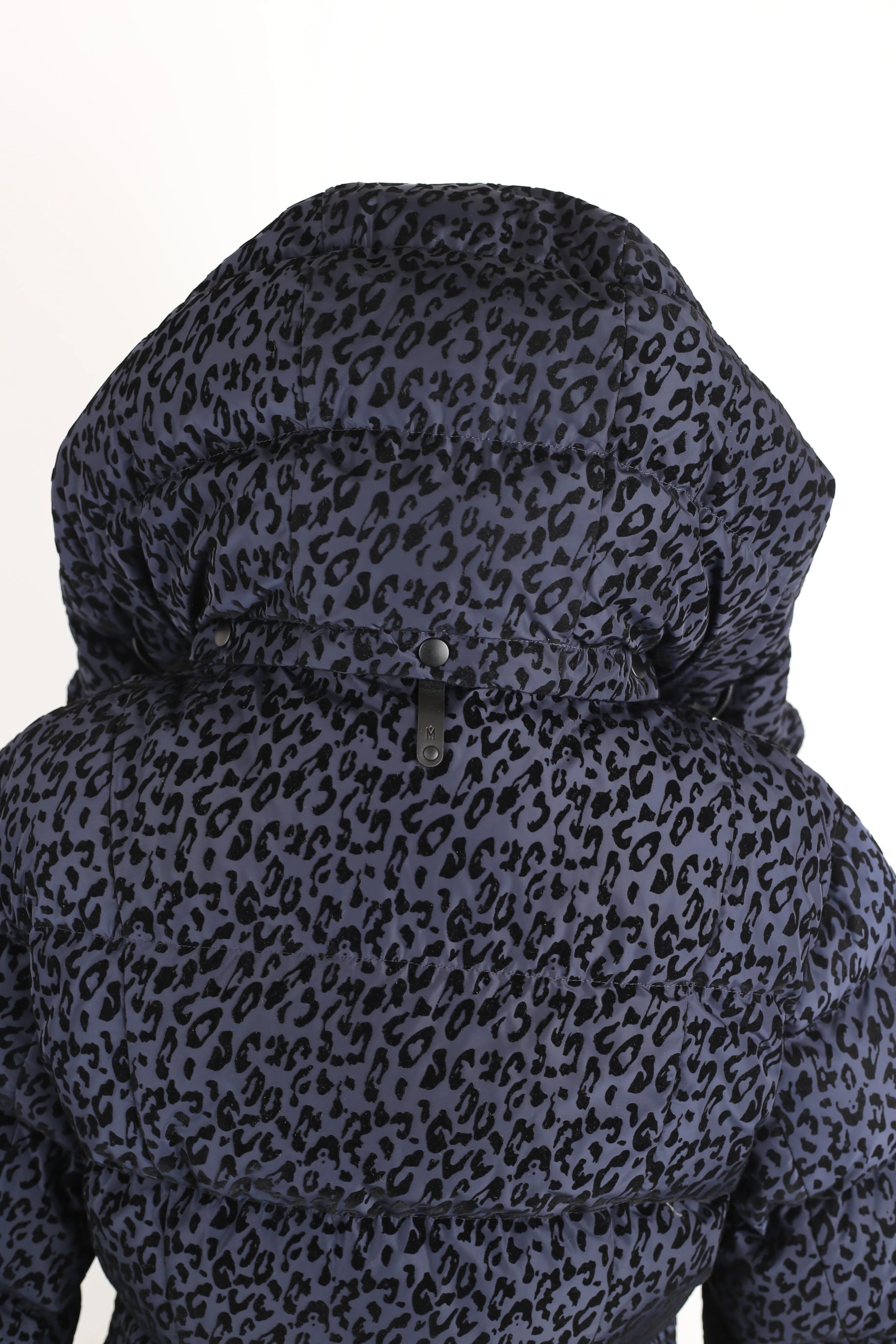 Madalyn Leopard Print Down Puffer Jacket