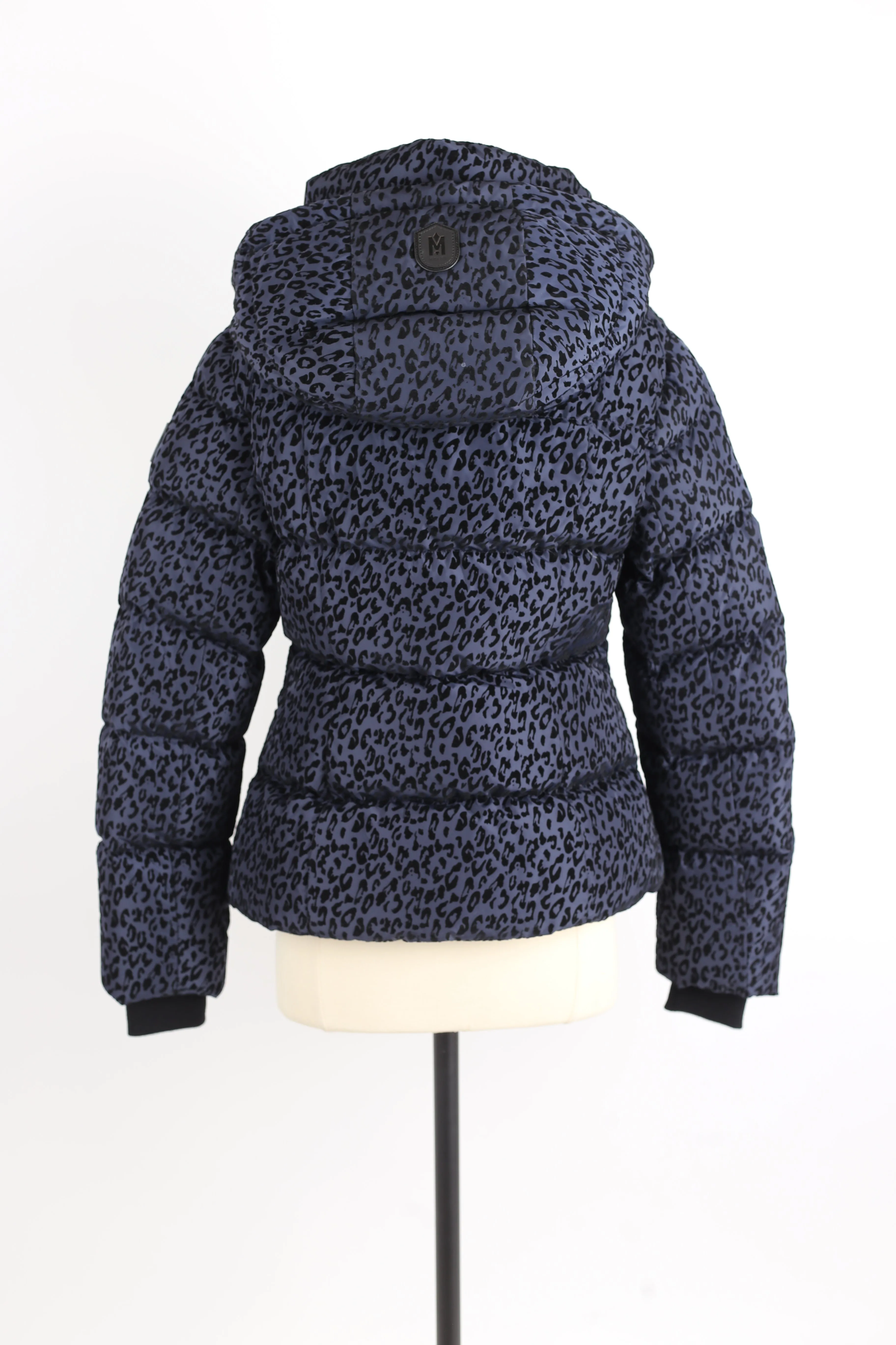 Madalyn Leopard Print Down Puffer Jacket