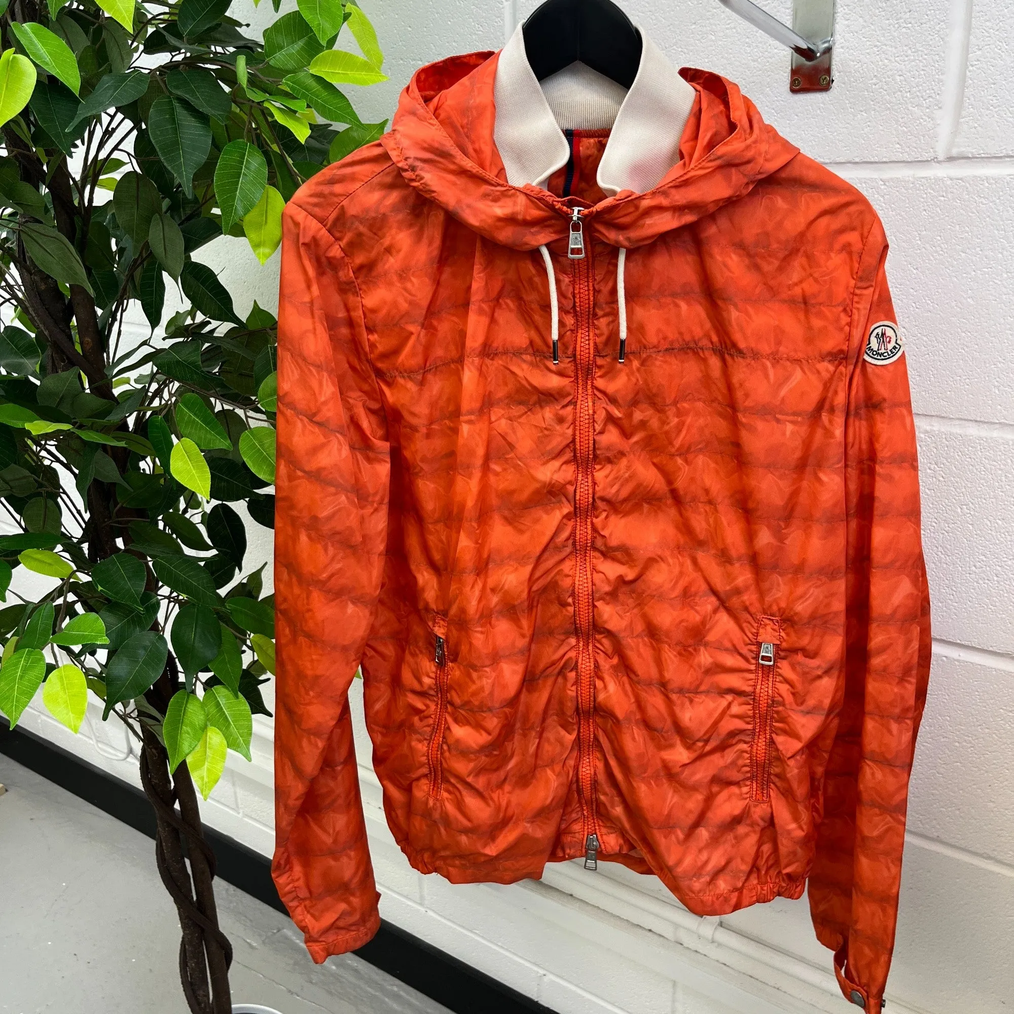 Men's Maglia Logo Windbreaker Orange Size 3 / L