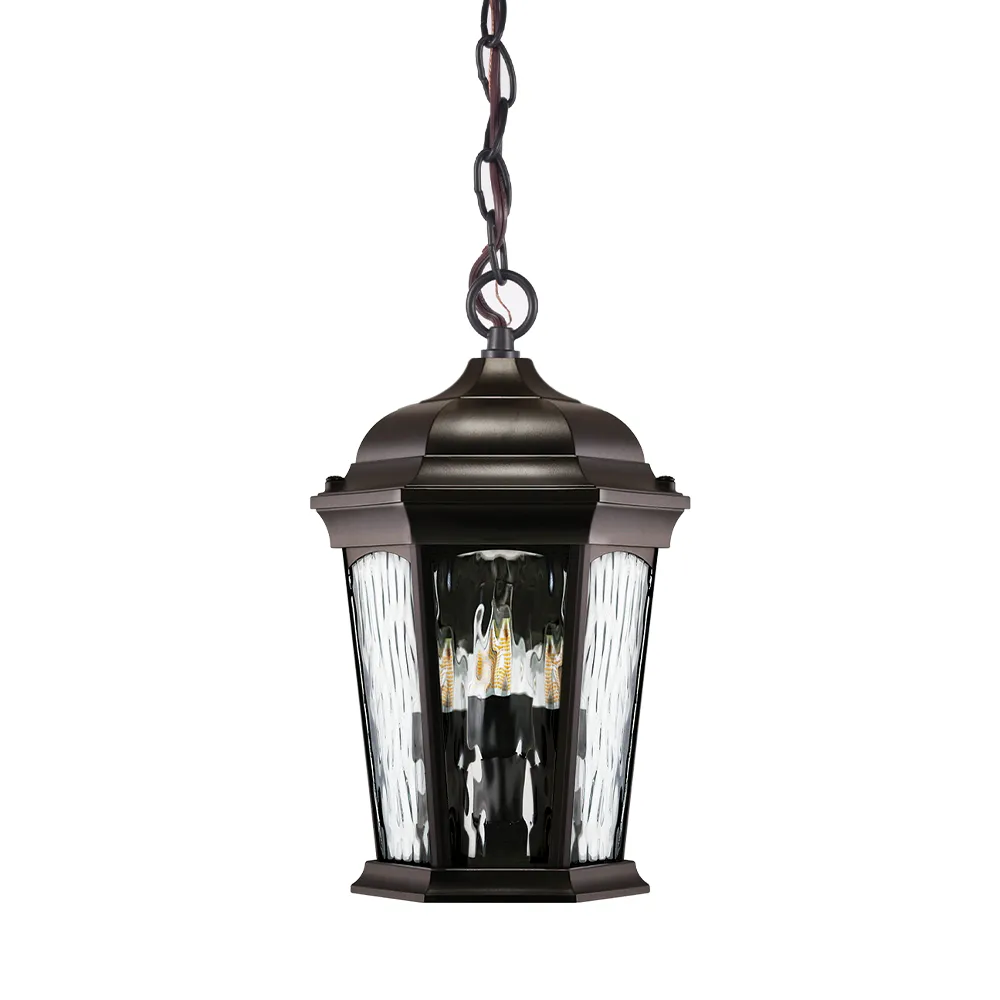 Outdoor Hanging Pendant Lantern Light Fixture (4-Pack)