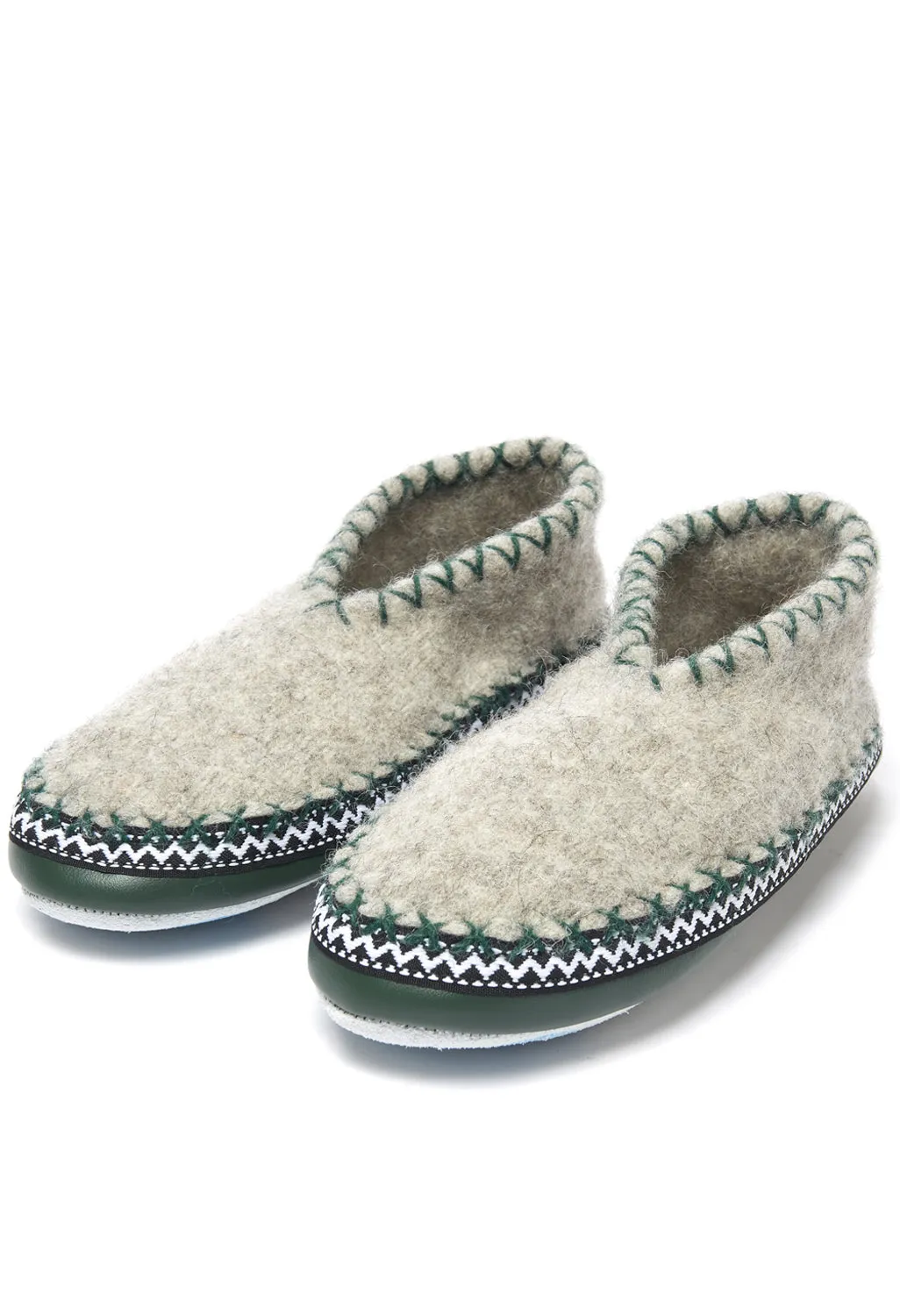 Plakolm Austrian Hut Slippers - Grey