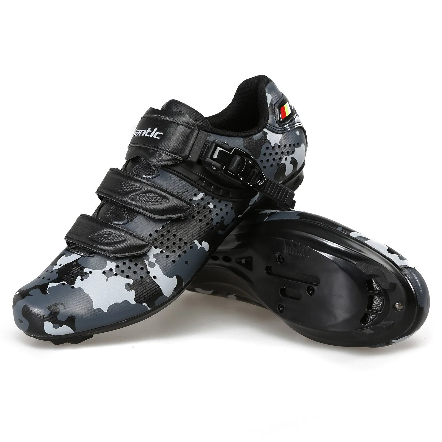 Santic Davee Gray Men Road Cycling Shoes