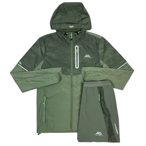 Trailberg Racer 2.0 Jacket / Shorts Set - Khaki Green