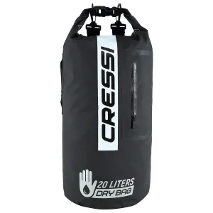 Used Cressi Premium Dry Bag - Black/Black - 20 LT